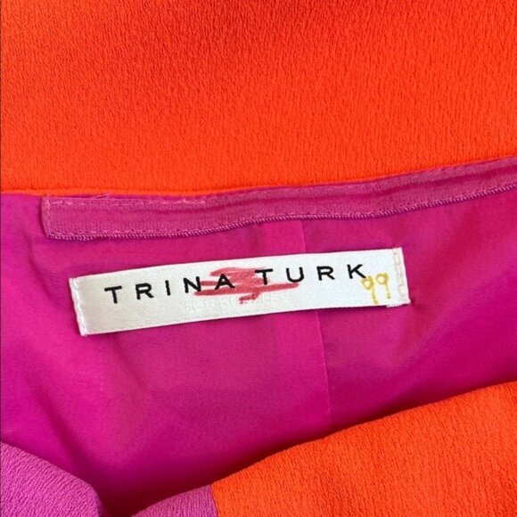 Trina Turk Carina Crepe Wonderment Jumpsuit - M - Picture 9 of 10